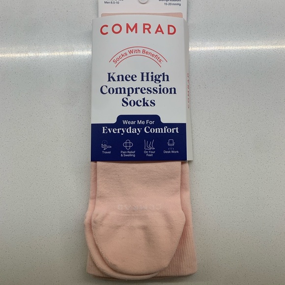 Comrad Pink Knee High Compression Socks - Picture 1 of 1